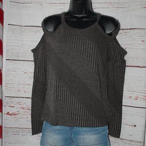 Rue21 Cutout LS Sweater Dark Gray